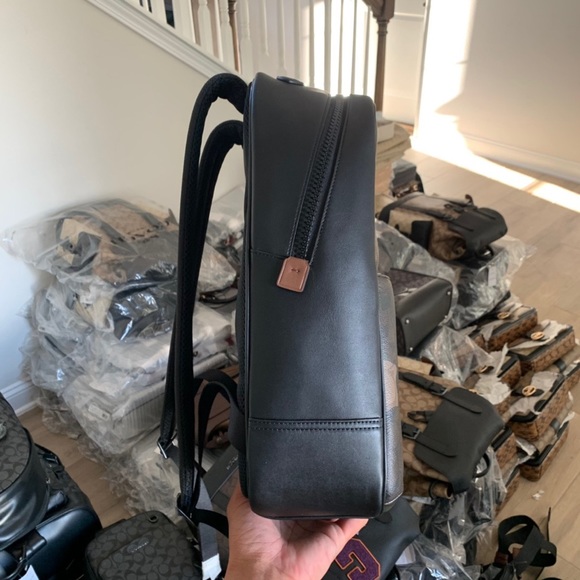 Coach Westway Backpack In Signature Canvas With Camo Print - Picture 4 of 7